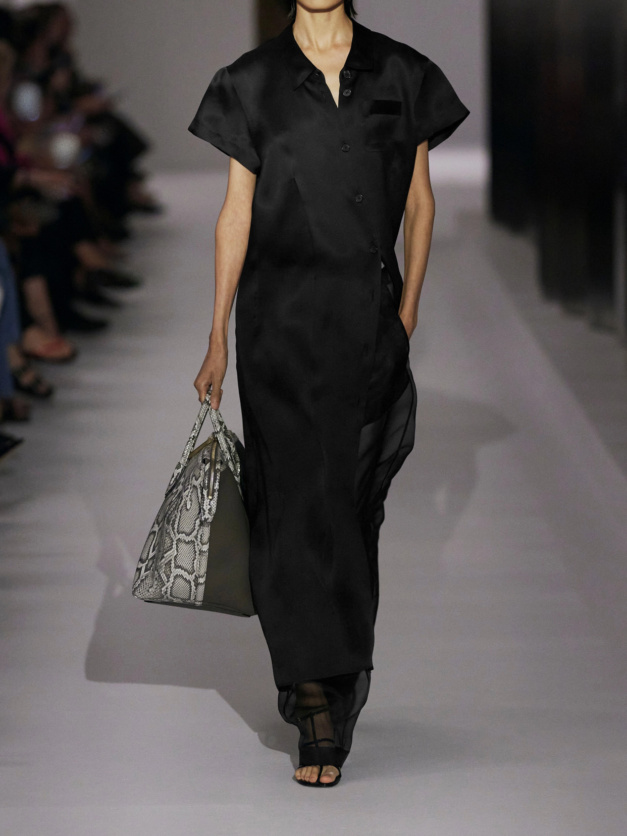 Effy Silk And Cotton-blend Organza Midi Shirt Dress - 5