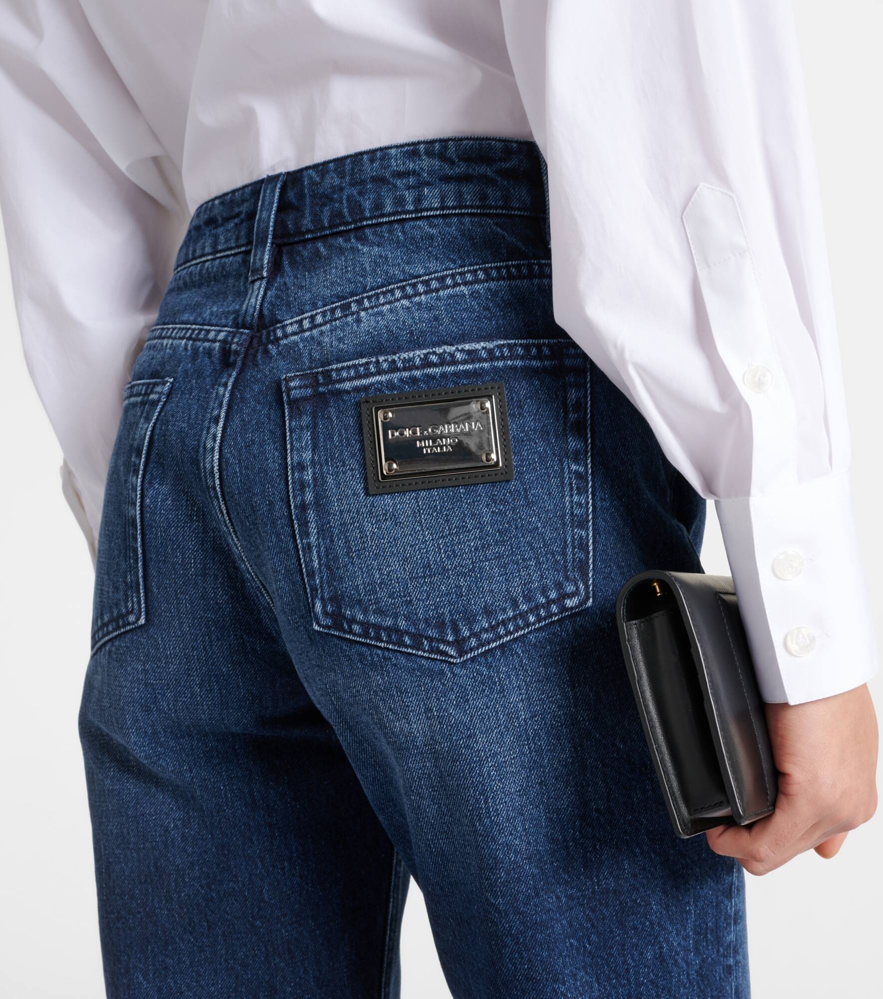 High-rise straight jeans - 6