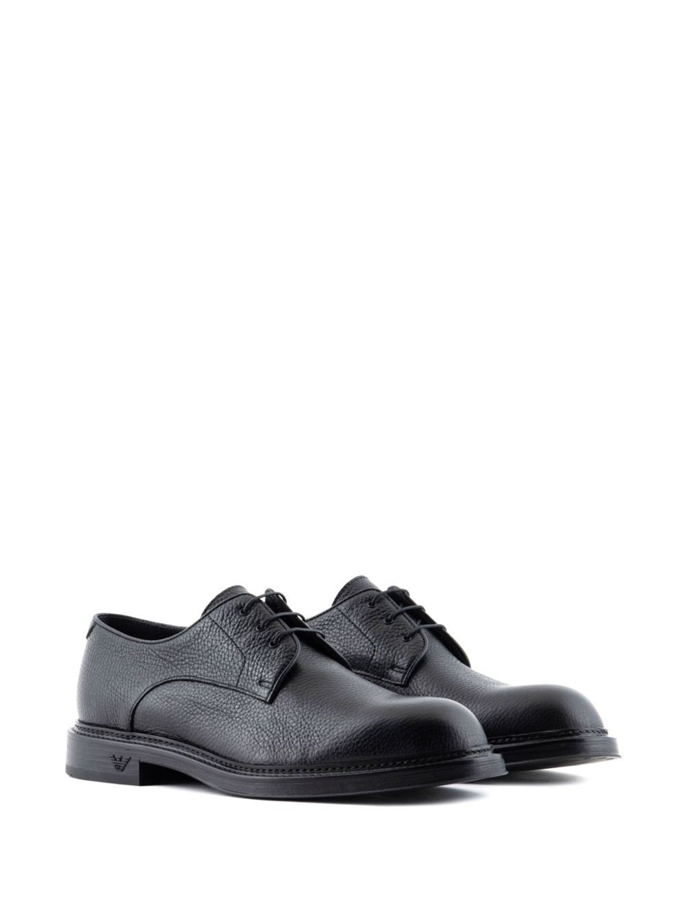 Leather laced shoes - 3