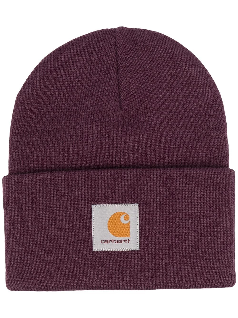 logo knitted beanie - 1