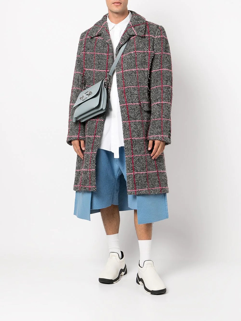 colour-block panelled blazer - 2
