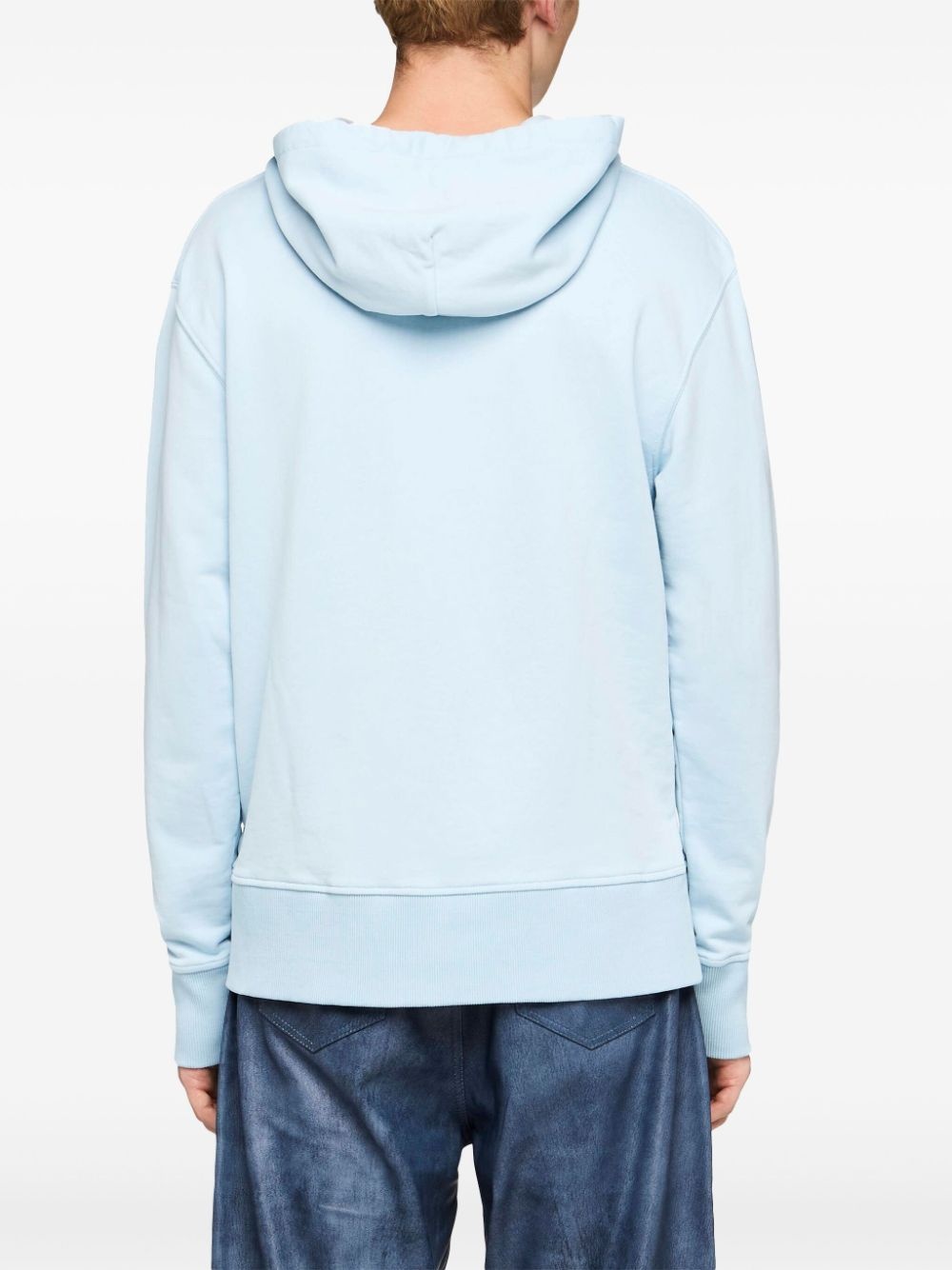 logo-embroidered hoodie - 4