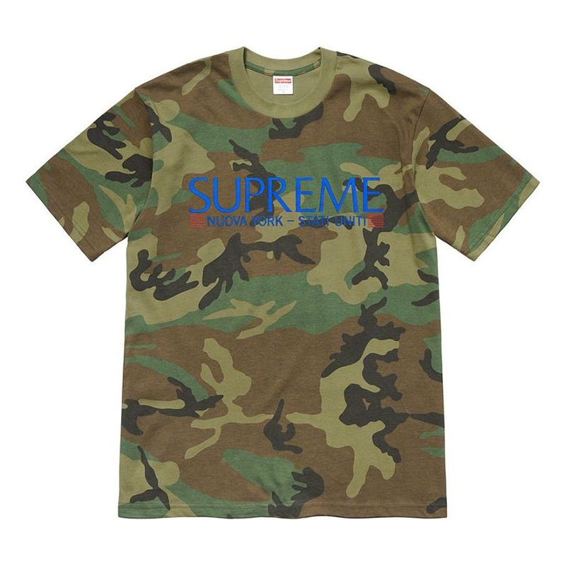 Supreme FW20 Week 1 Nuova York Tee 'Black White' SUP-FW20-011 - 1