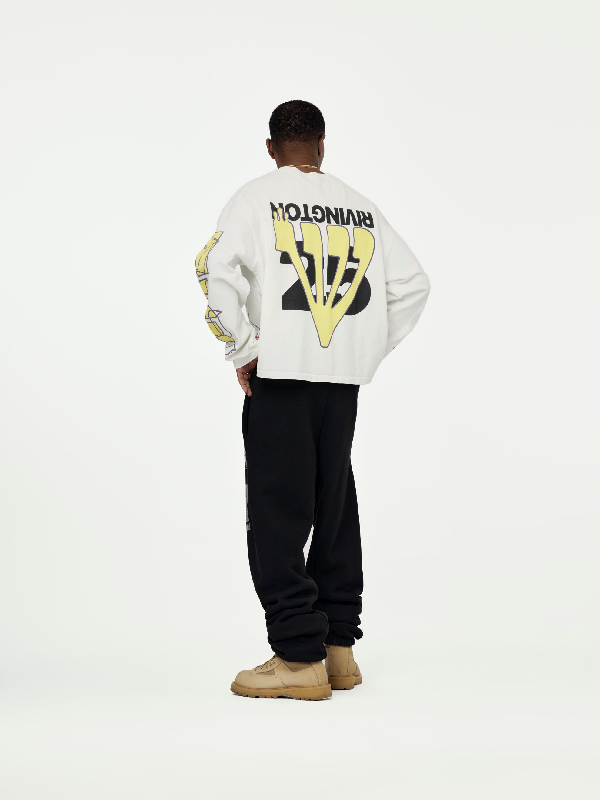 HIS OWN RACING LS TEE (OPTIC WHITE) - 4