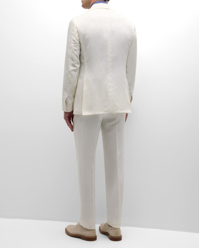Canali Men's Linen-Silk Solid Suit outlook