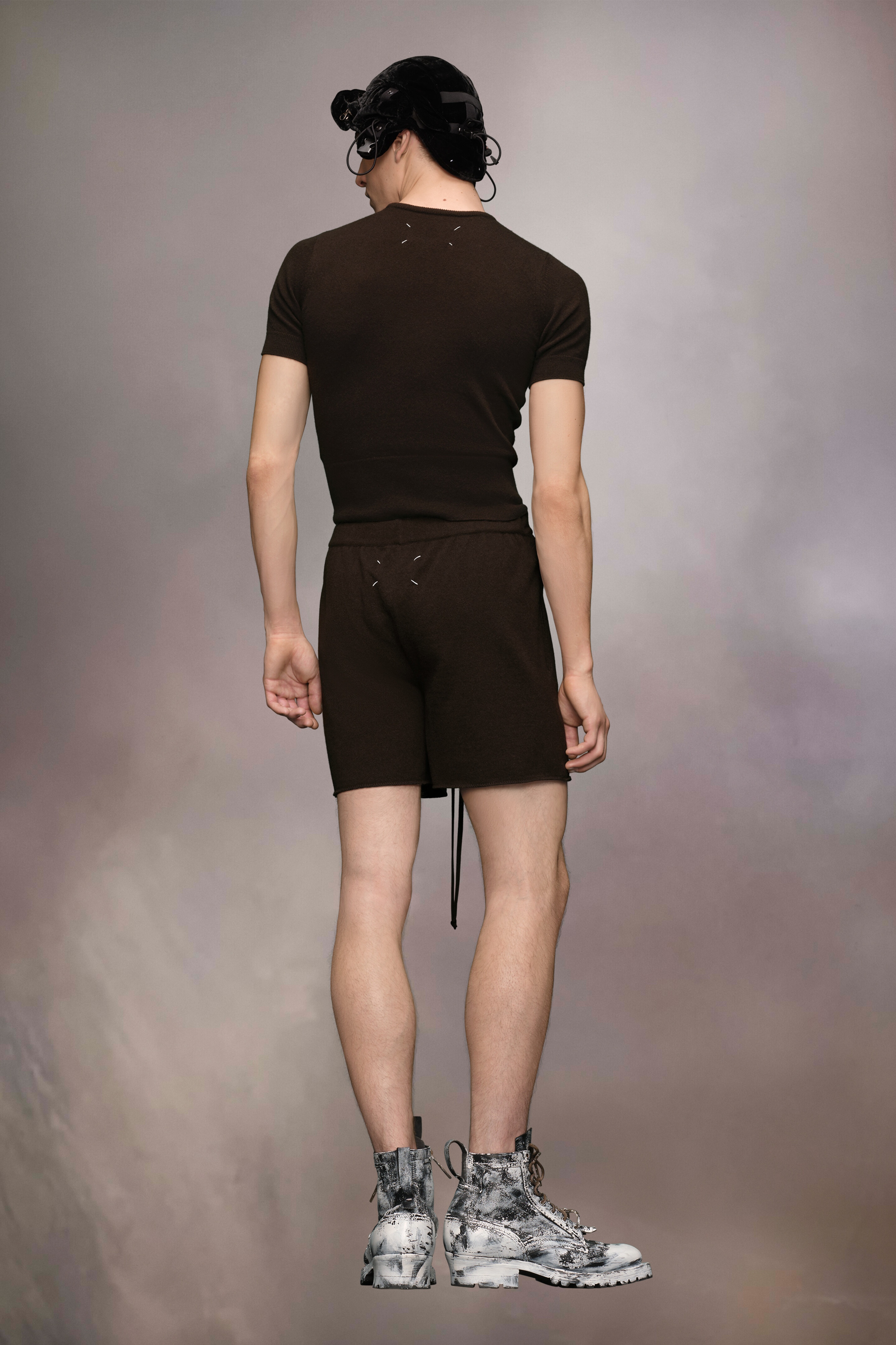 Cashmere knit shorts - 5