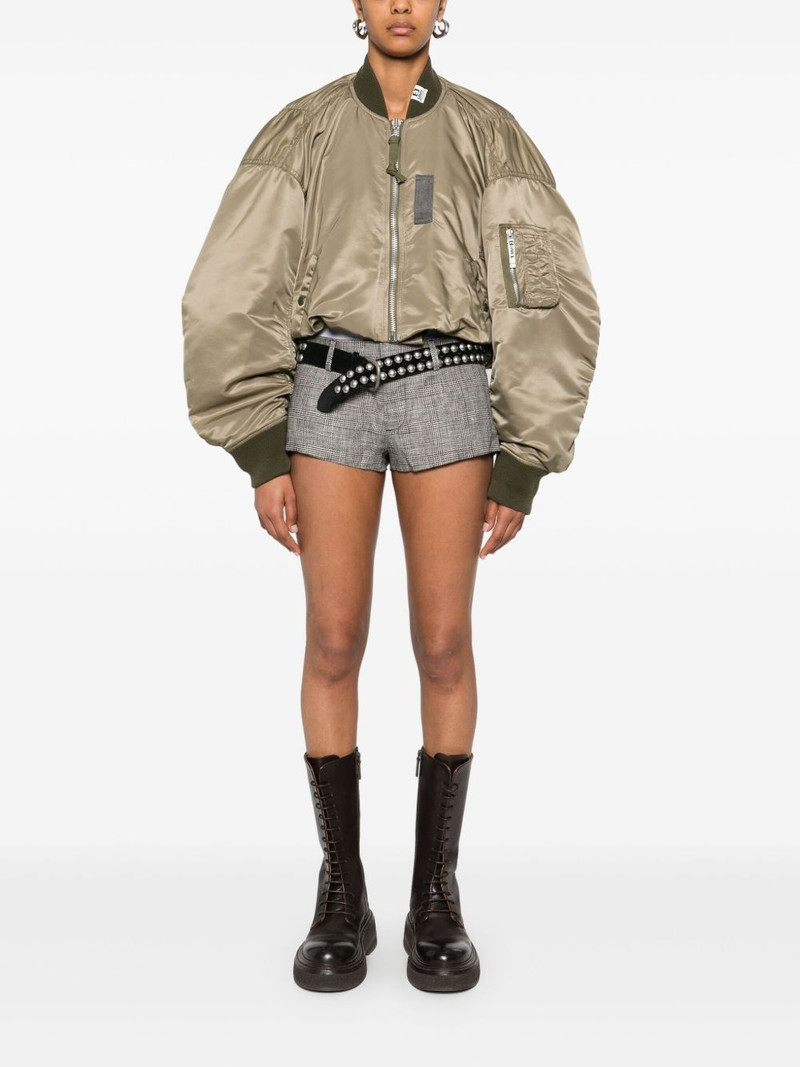 R13 tailored mini shorts outlook