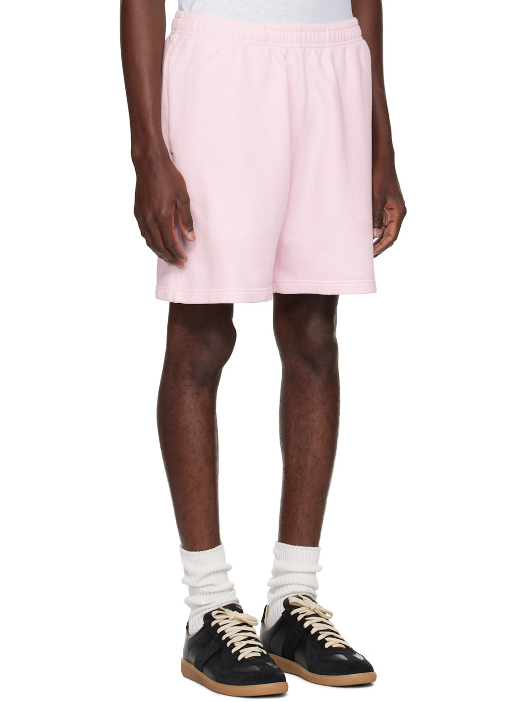 Pink Fleece Shorts - 2