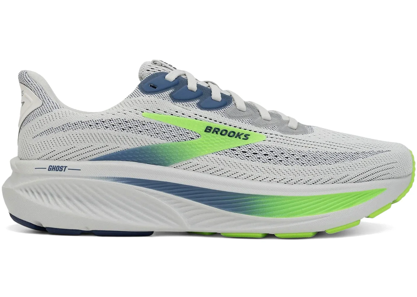 Brooks Ghost 17 Oyster Beacon Blue Gecko - 1
