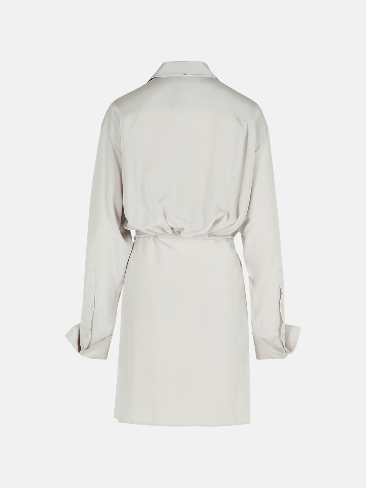 Sportmax 'Eolie' Grey Silk Dress Women - 3