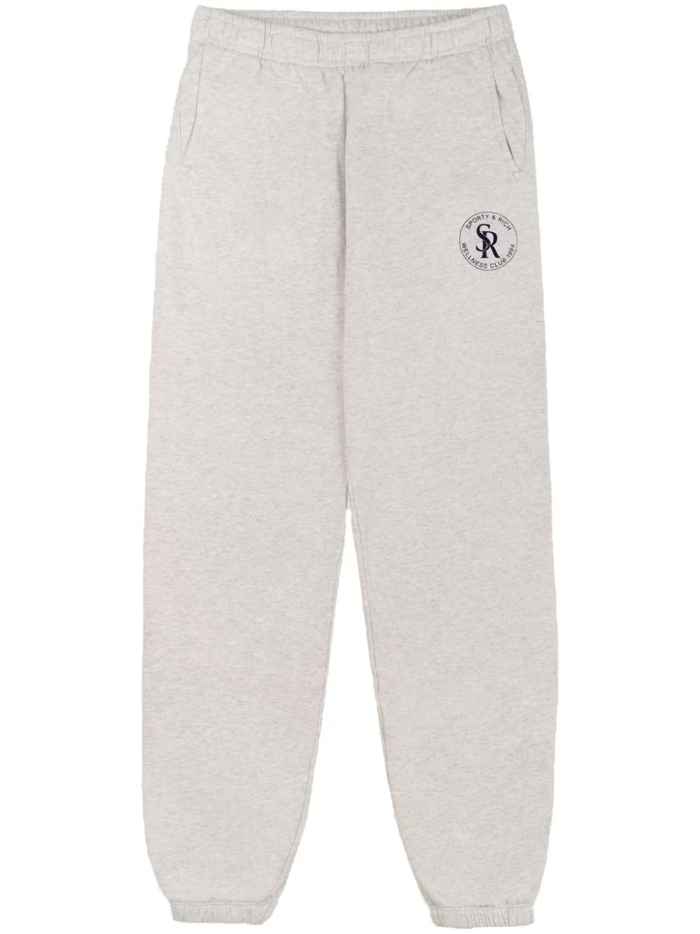 S&R logo cotton blend sweatpants - 1