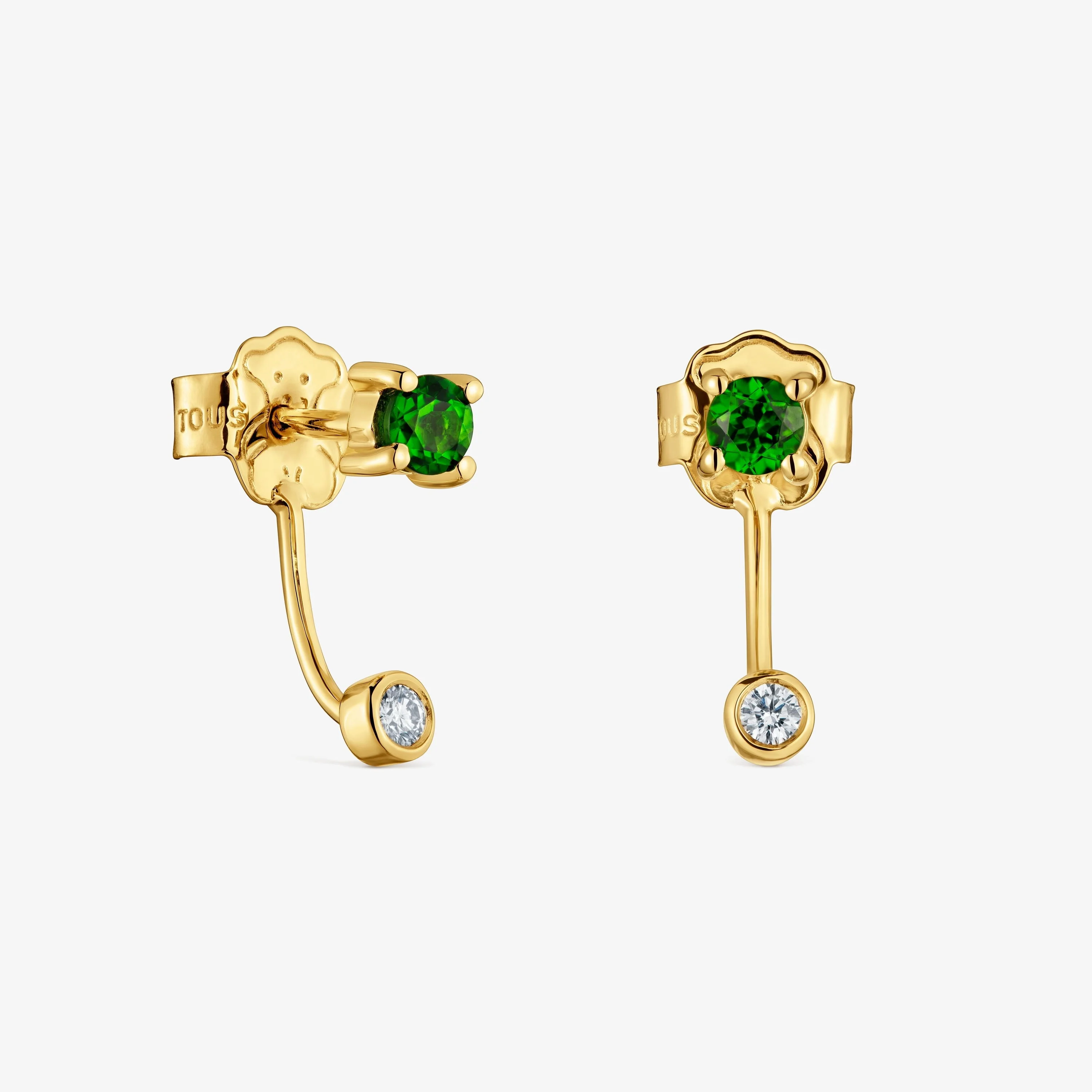 9kt gold, diamond and tanzanite Earrings TOUS Bucle - 1