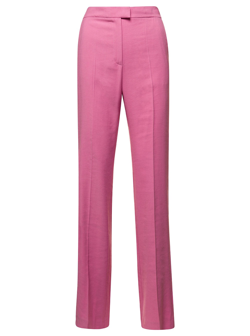 THE ANDAMANE - The Andamane Women Pink Straight Trousers Galdys In Viscose Woman - 1
