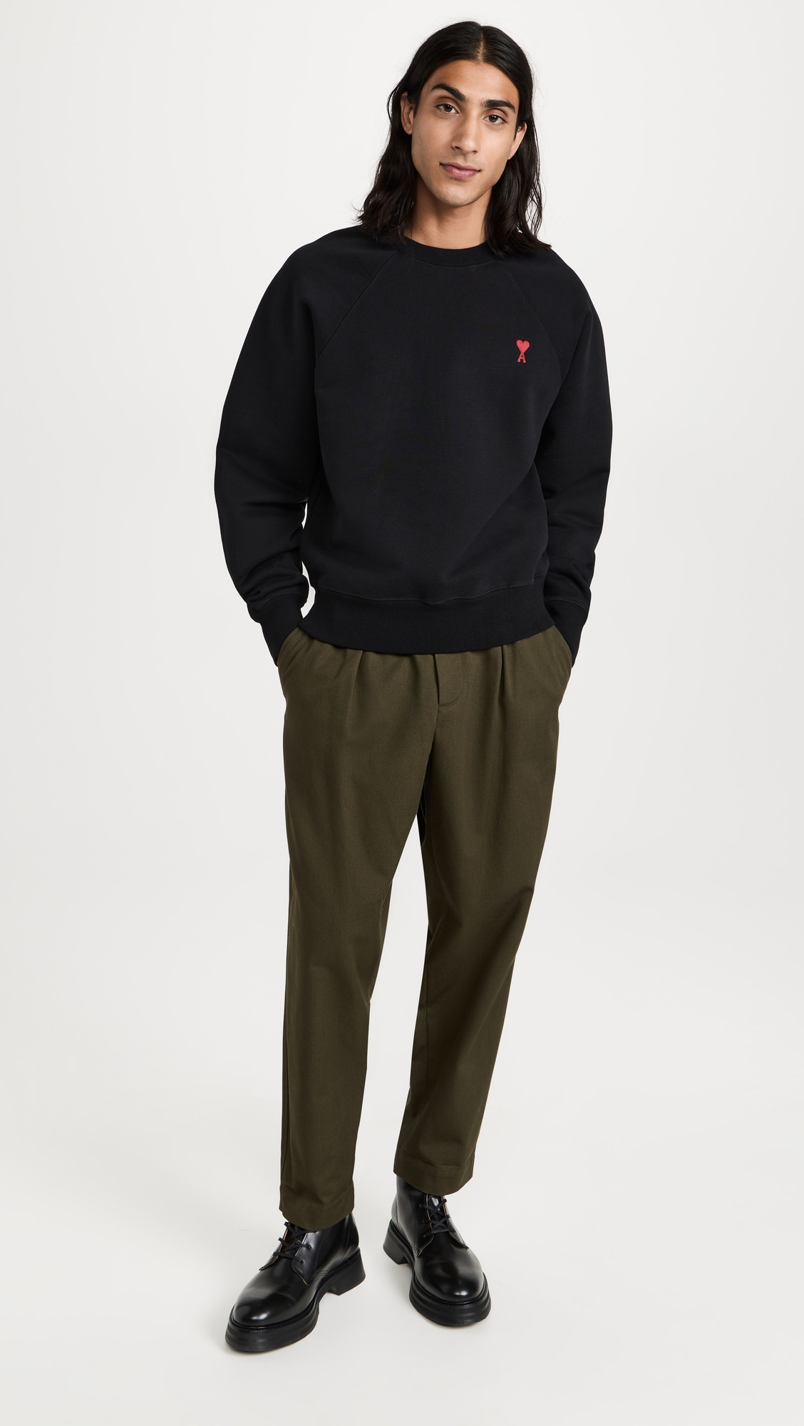 Red AMI De Coeur Unisex Sweatshirt - 4