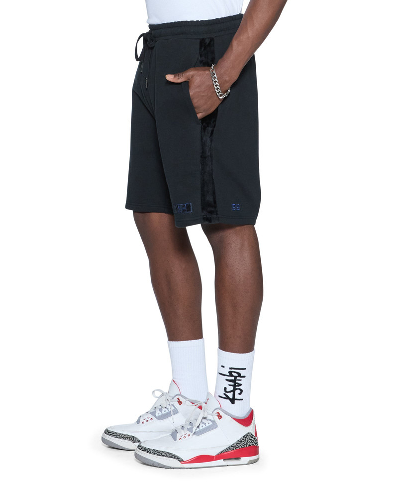 Ksubi 4X4 LUXE SYNTHESIS TRAK SHORT COBALT BLACK outlook