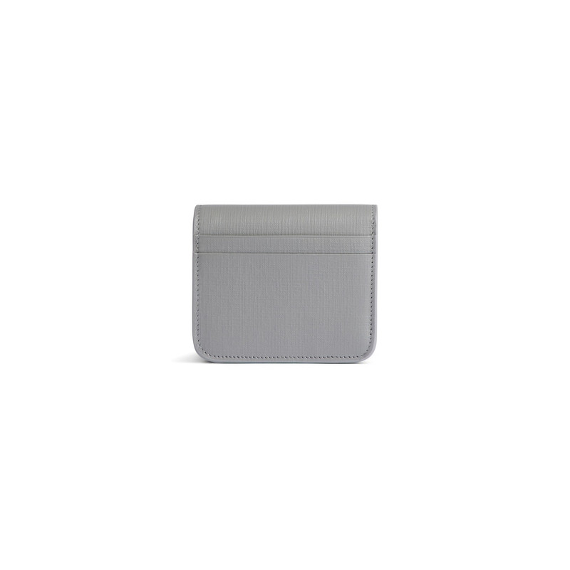 Women's Cash Flap Coin And Card Holder  in Grey/black 2