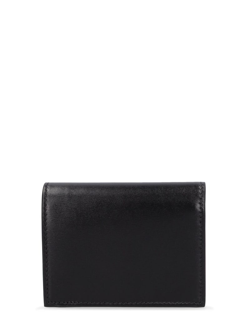 Compact leather wallet - 4