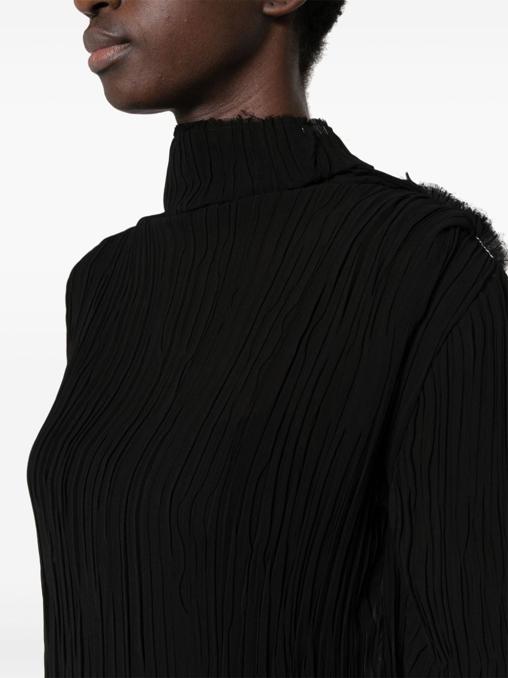 plissÃ© single-stitch logo top - 5