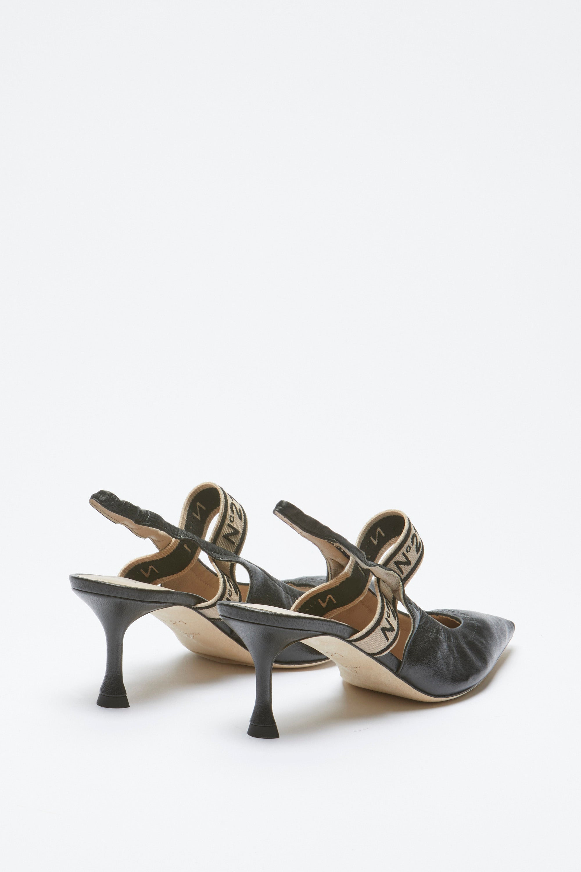 LEATHER SLINGBACK PUMPS - 3