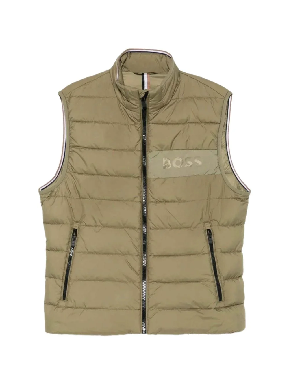 logo padded gilet - 1