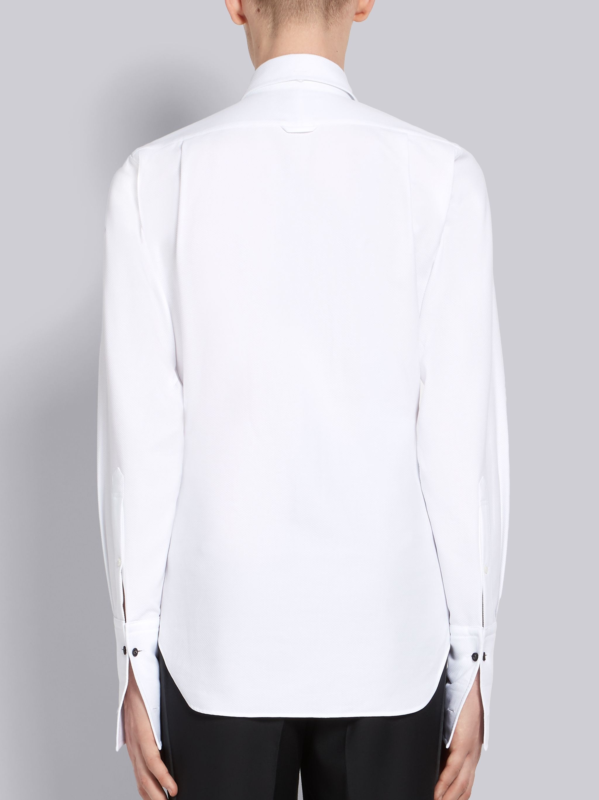 Button-Down Piqué Tux Shirt - 4