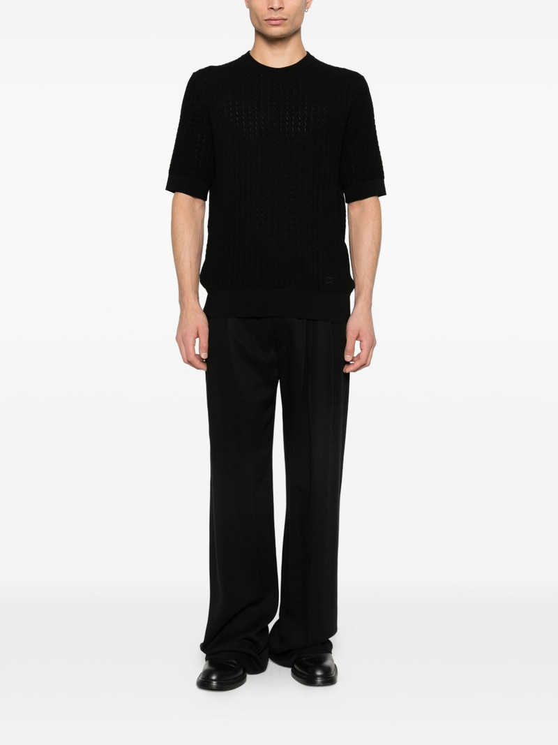 Dolce & Gabbana short-sleeve knitted T-shirt outlook