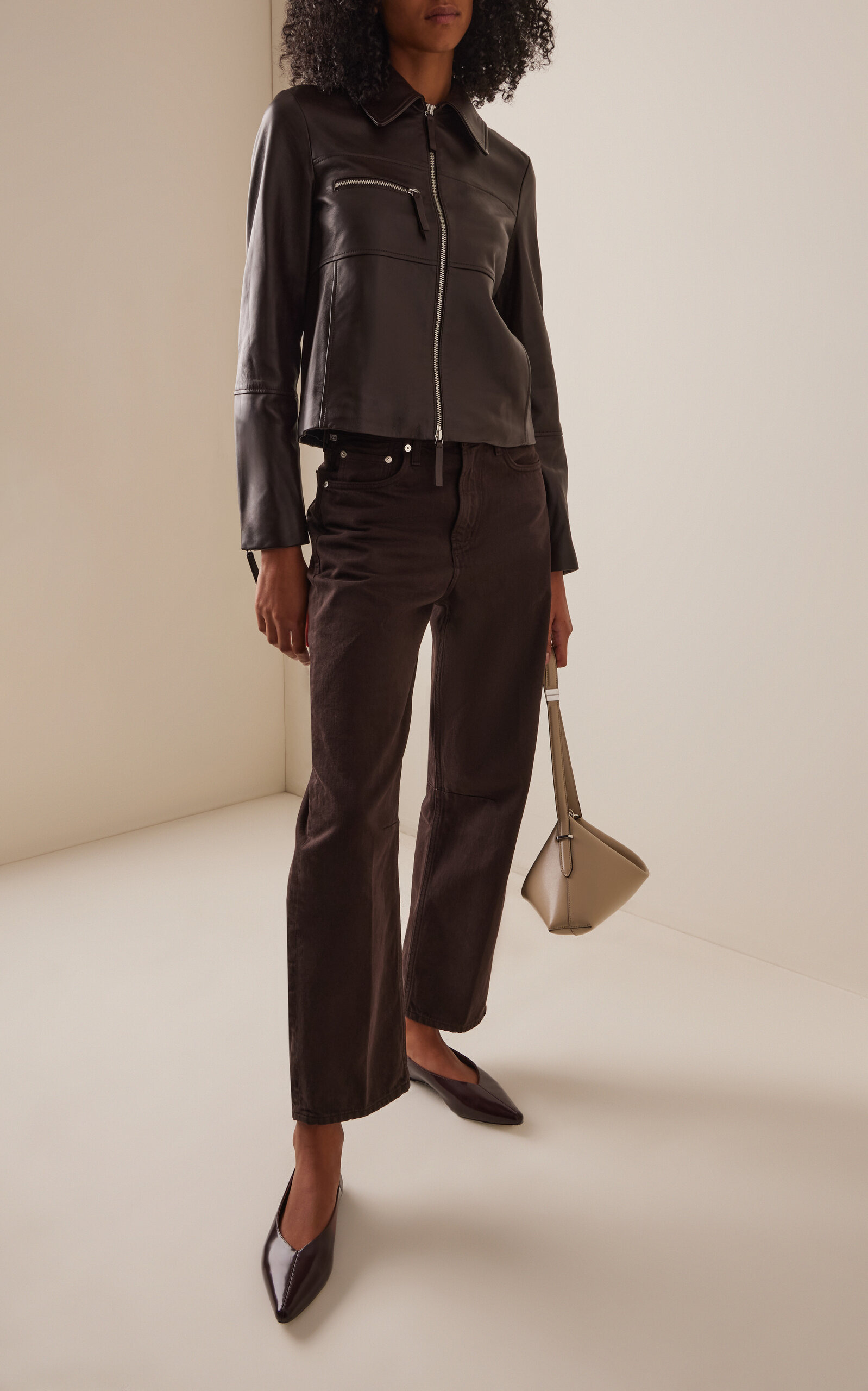 Annabel Leather Jacket brown - 2
