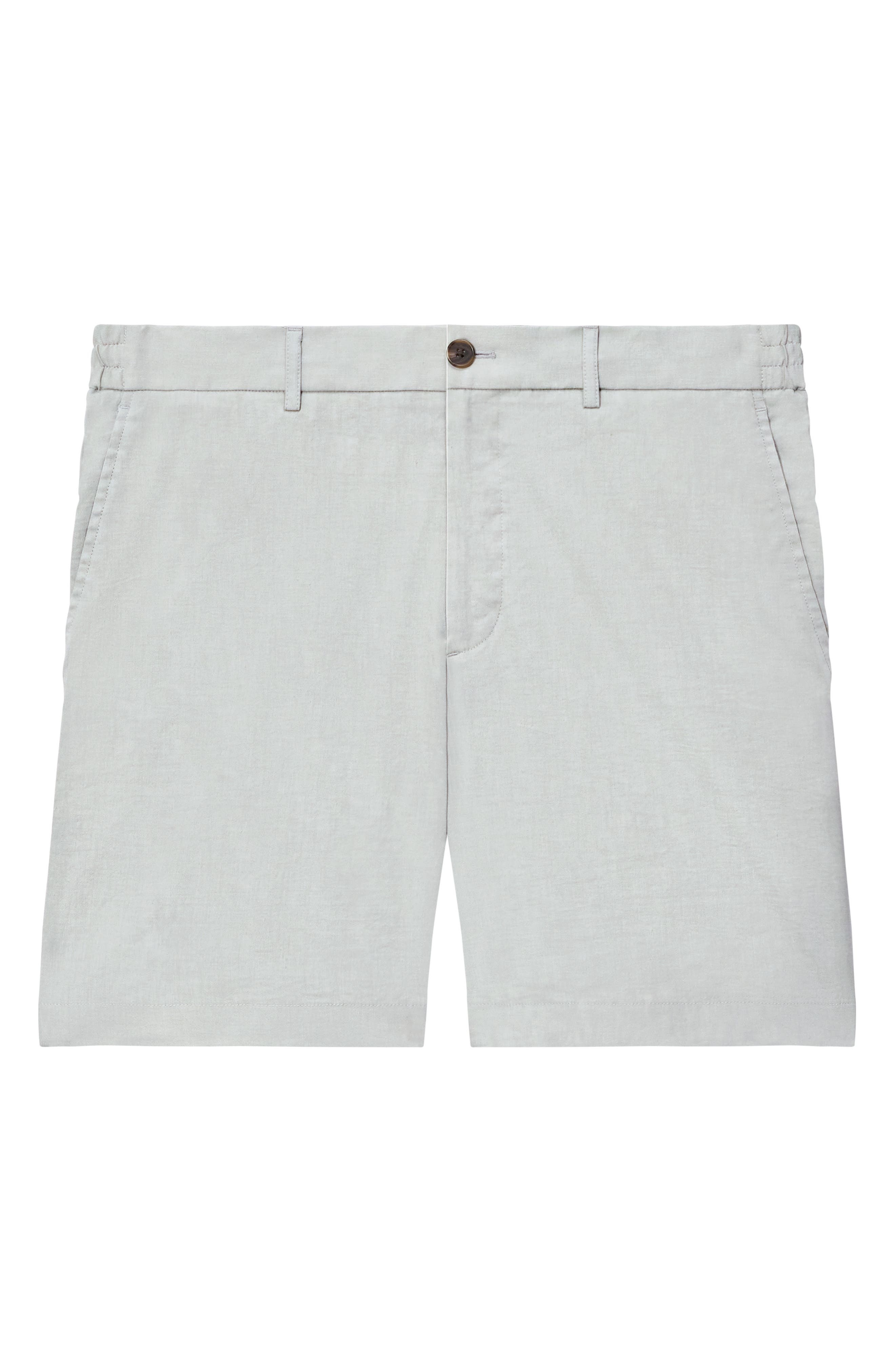 Theory Curtis Slim Fit Internal Drawstring Shorts in Light Green at Nordstrom - 5