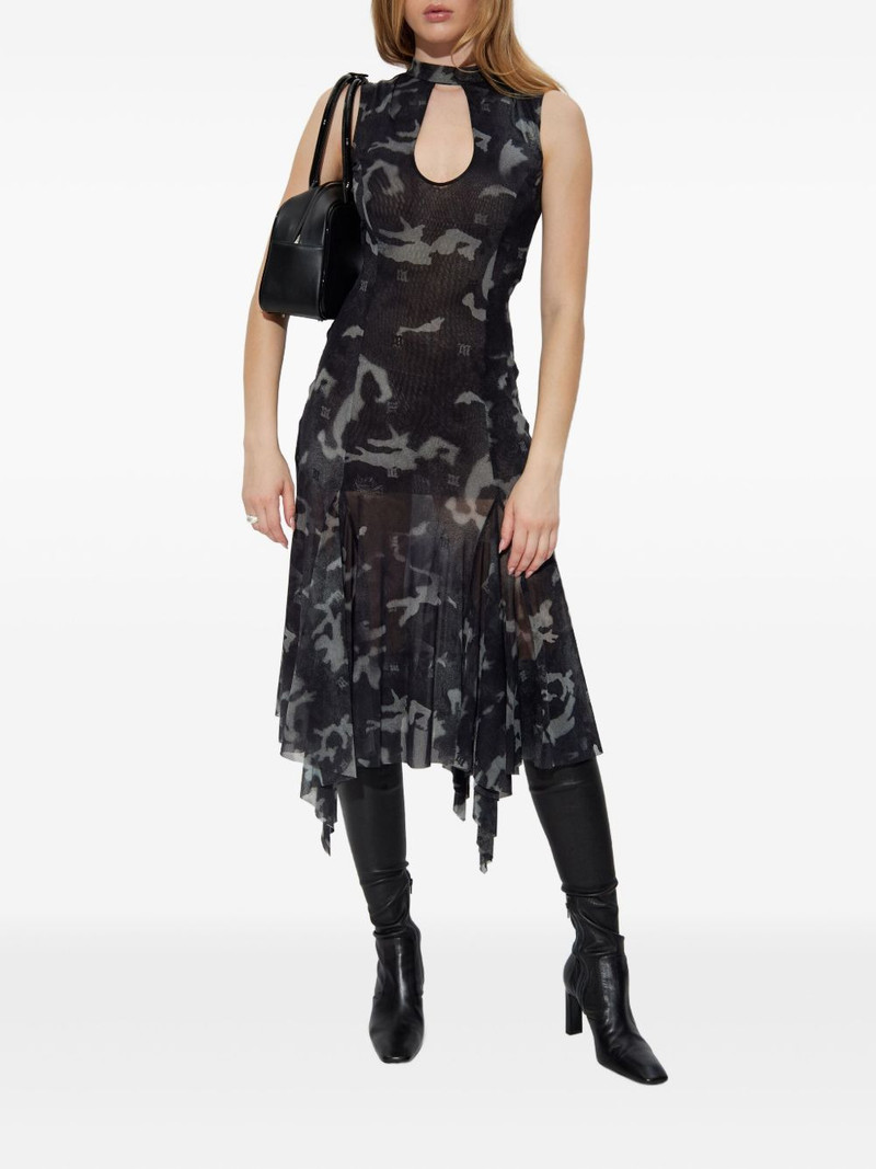 MISBHV keyhole-neck asymmetric dress outlook