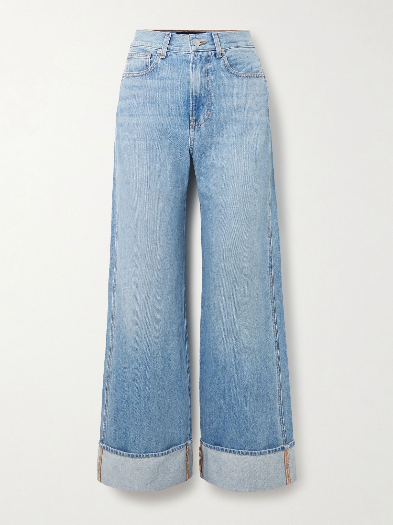 Taylor high-rise wide-leg jeans Light denim - 1
