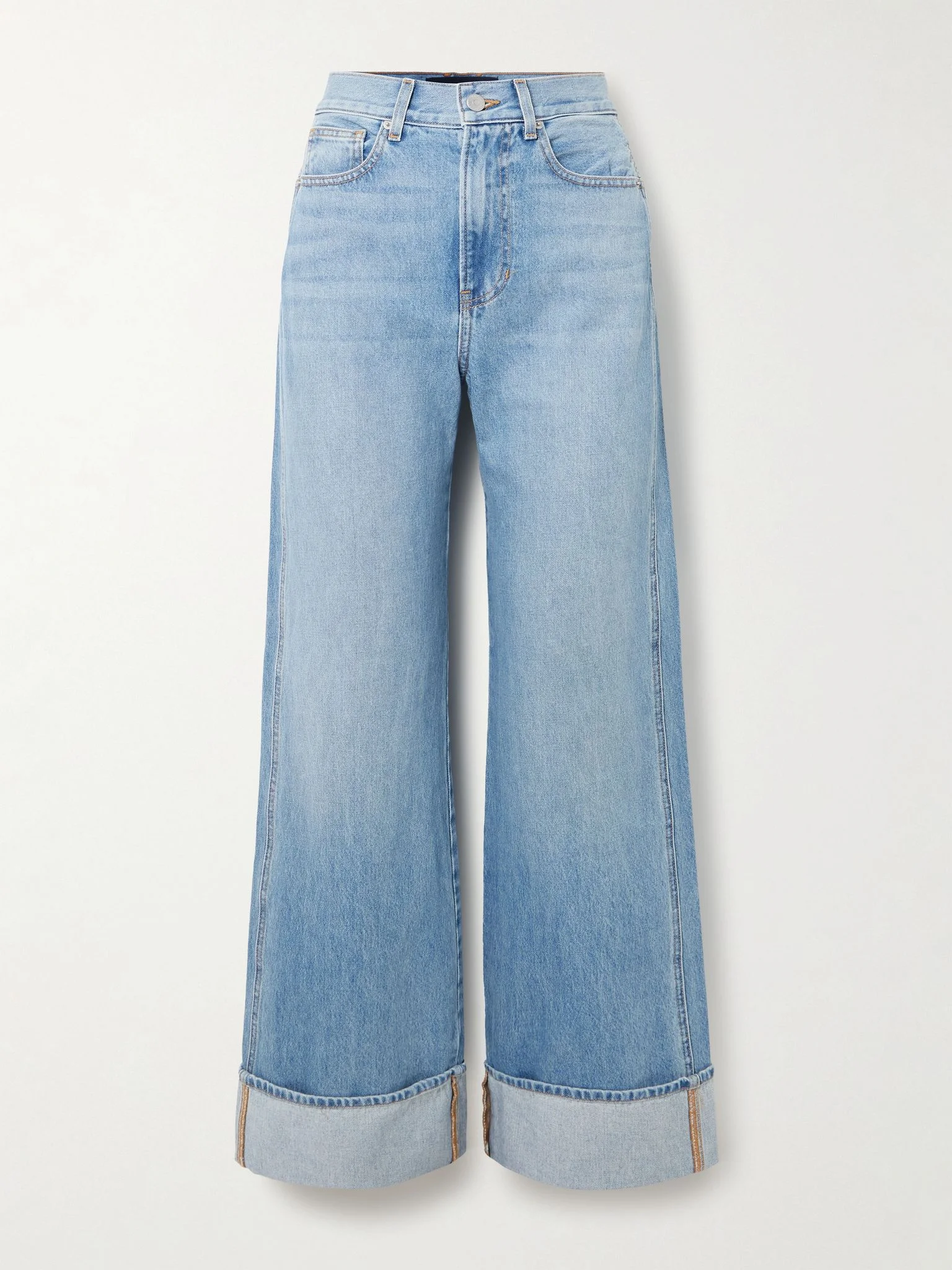 Taylor high-rise wide-leg jeans Light denim - 1