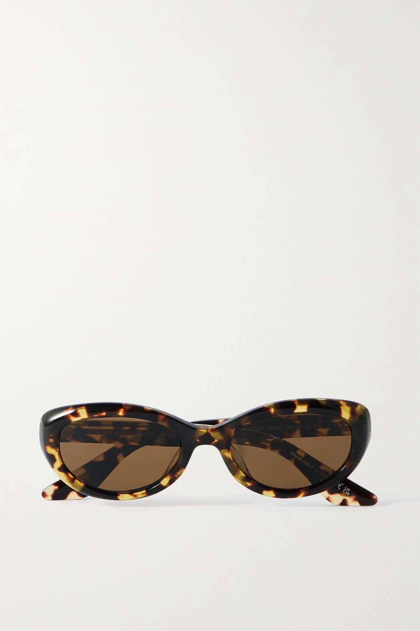 + Khaite 1969 oval-frame acetate sunglasses - 1
