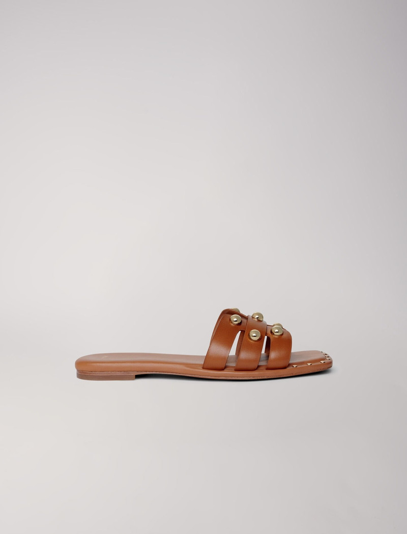 Studded leather mules 8