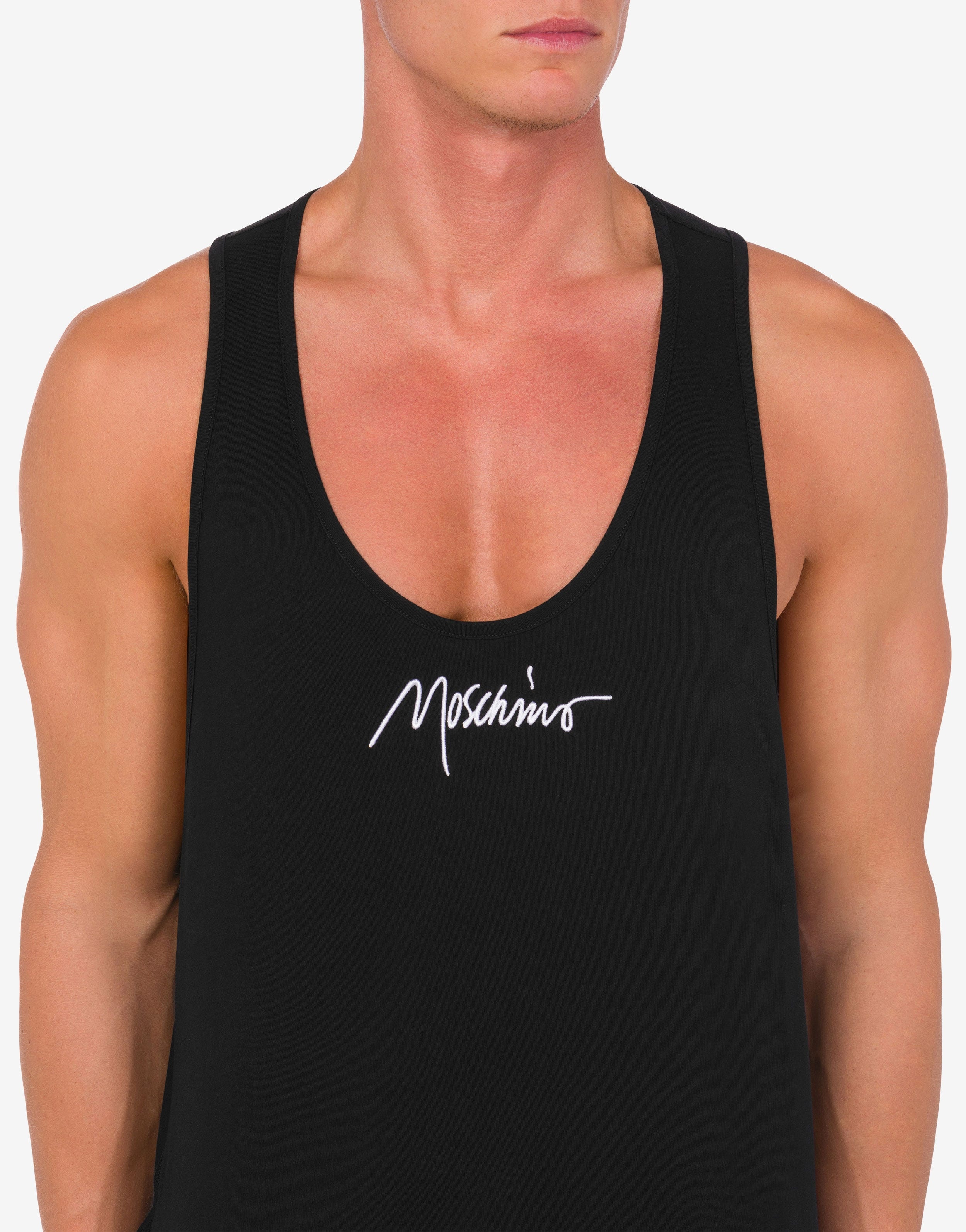 LOGO SIGNATURE ORGANIC JERSEY TANK TOP - 4