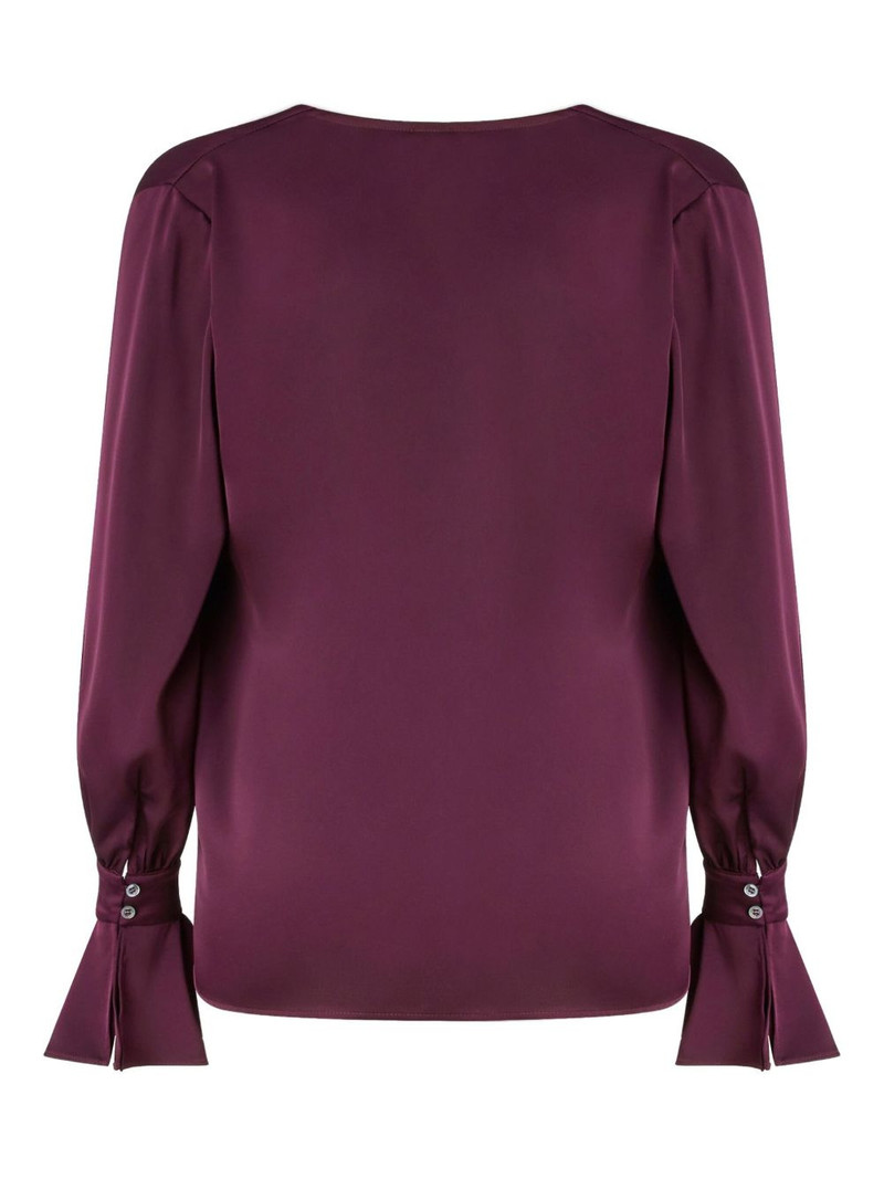 PINKO Filipa draped-neck blouse outlook