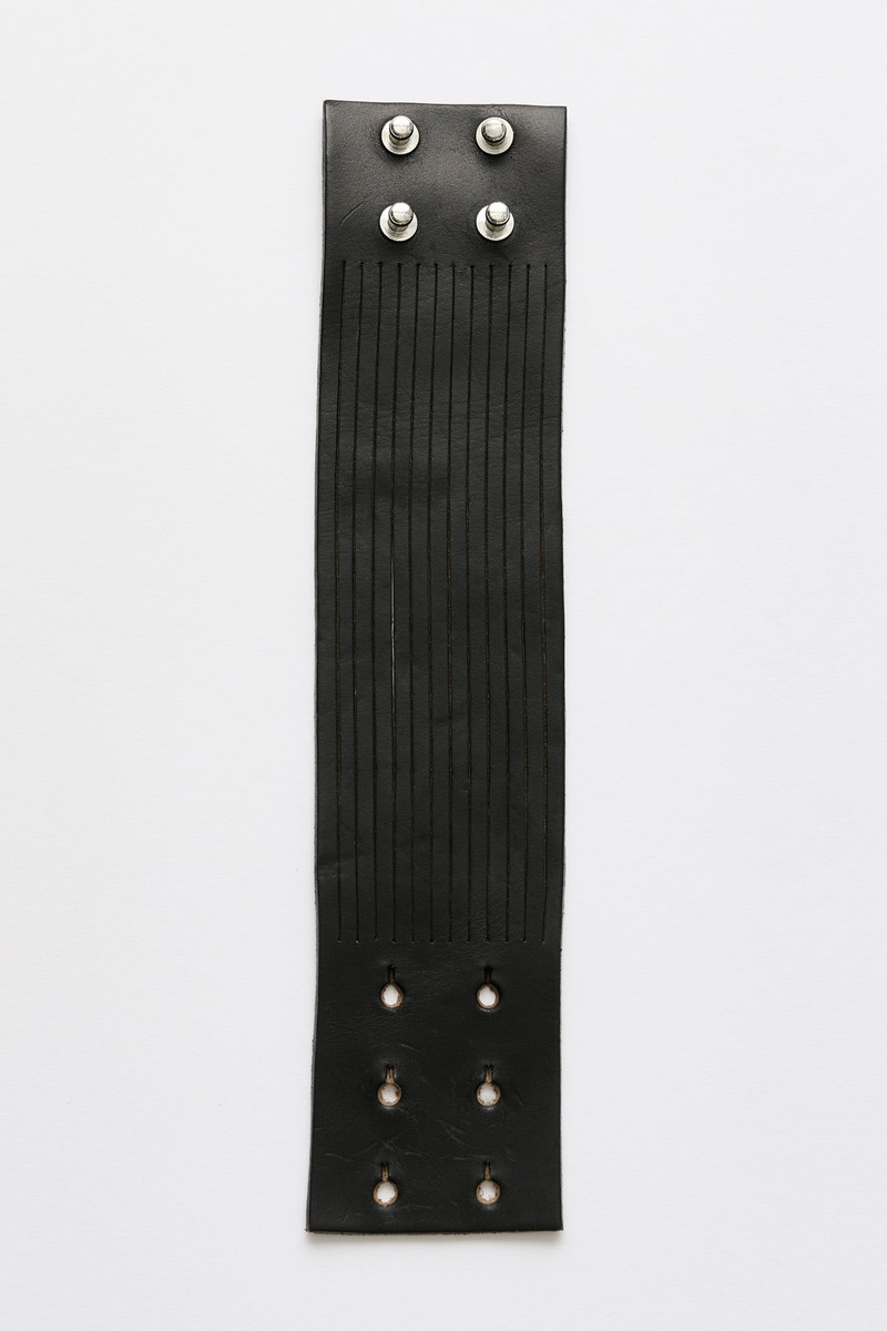Slash Bracelet Black Chromexcel Leather 3