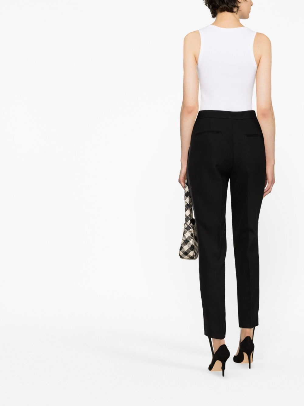 slim-fit stirrup trousers - 4