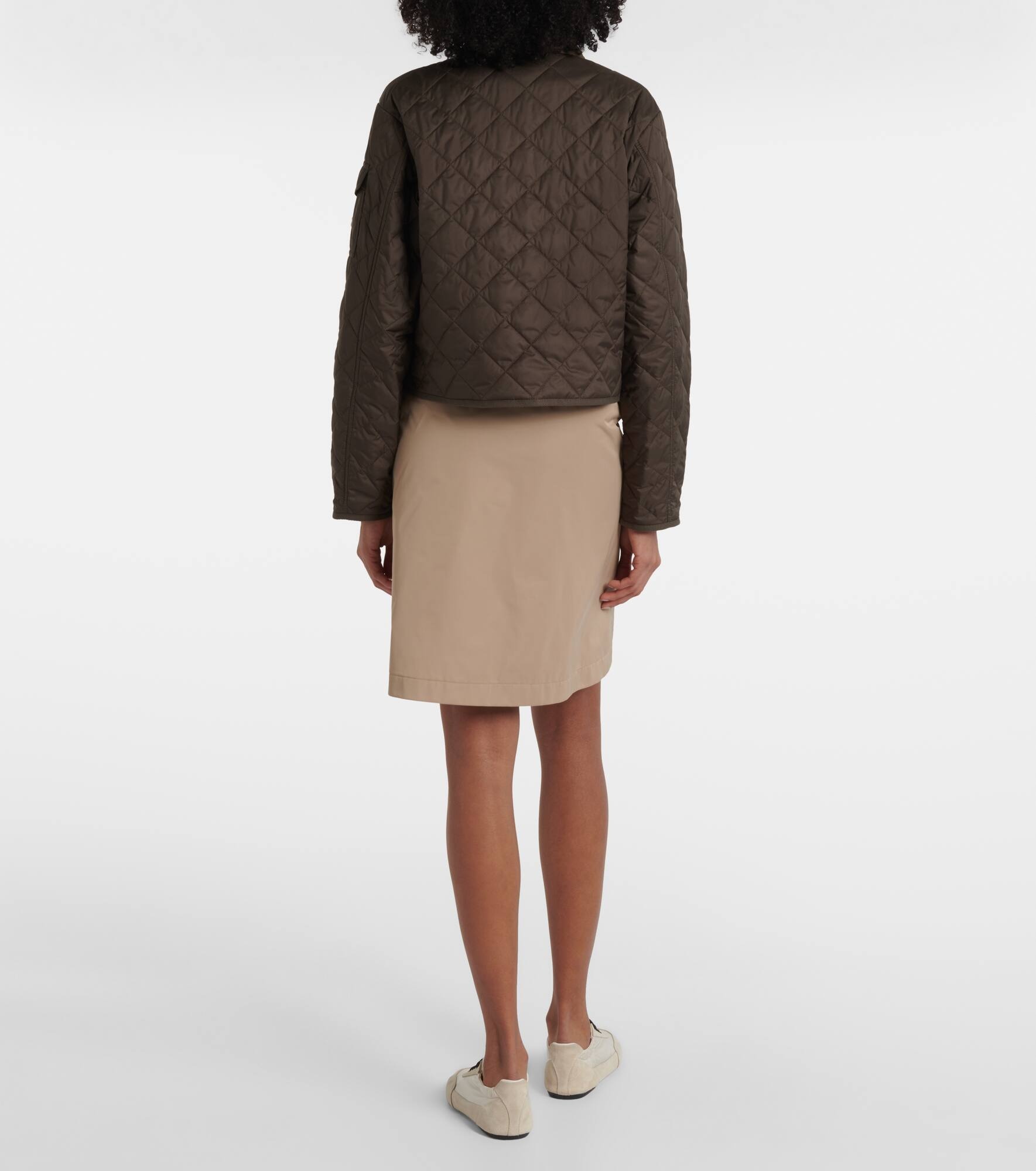 Chitre canvas-trimmed quilted jacket - 3