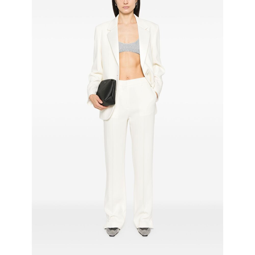 Golden Goose White Trousers - Straight Trousers Women - 4