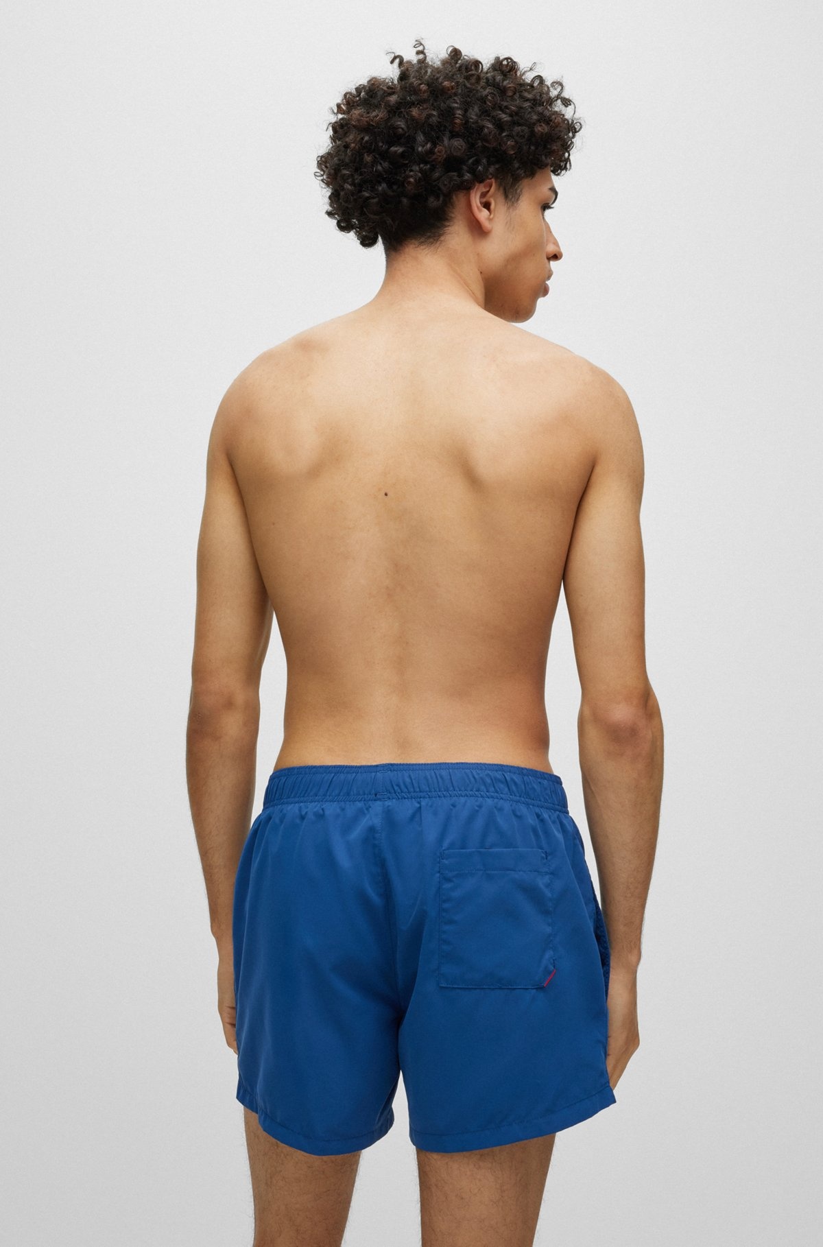 SWIM SHORTS WITH LOGO PRINT - 4