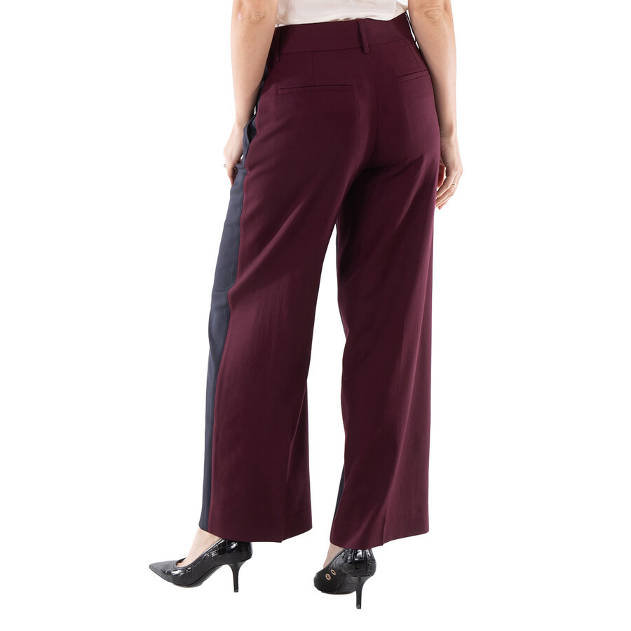 Burberry Ladies Navy Black Jane Tailored Trousers - 5