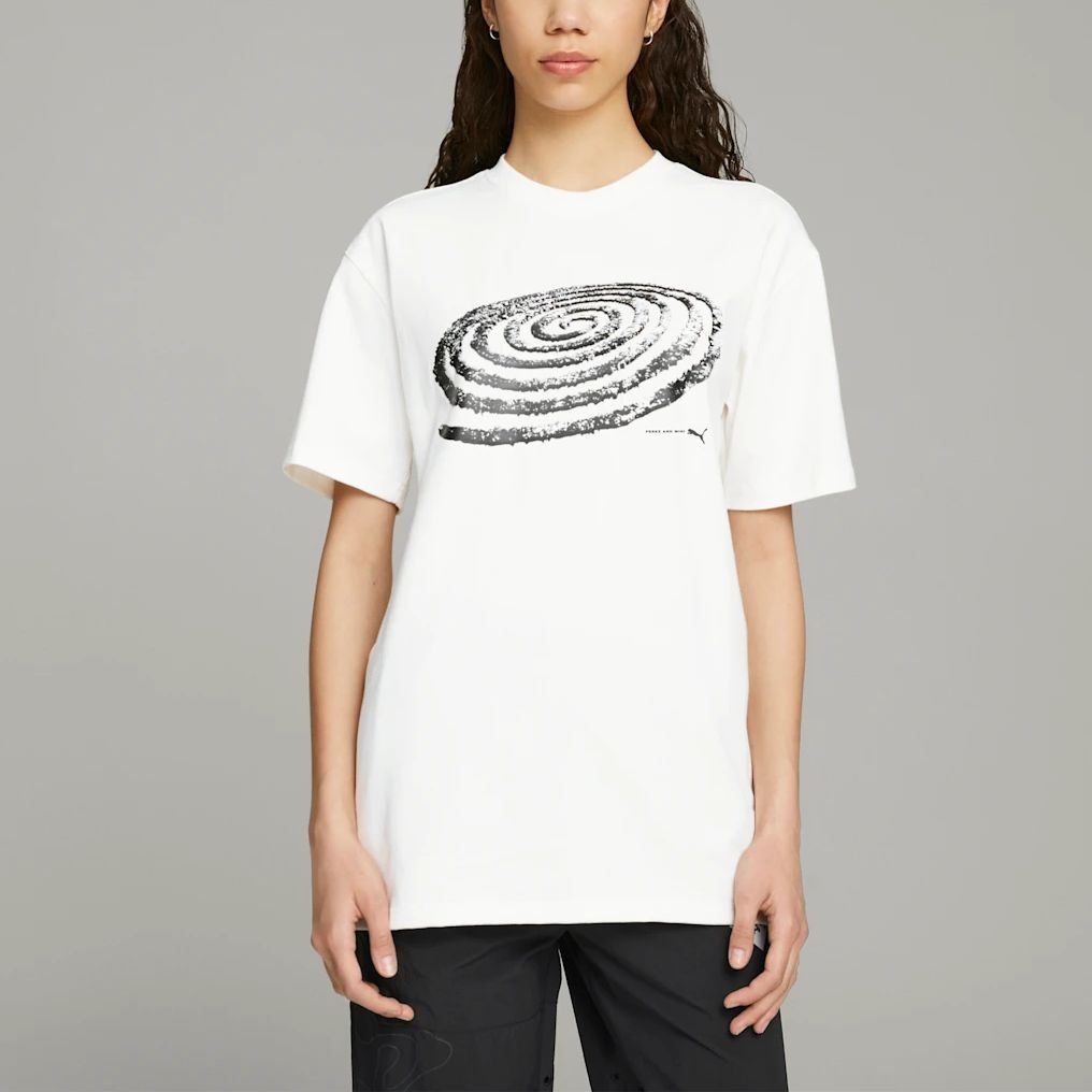 Puma X Perks And Mini Graphic T-Shirt 'White' 538810-02 - 3