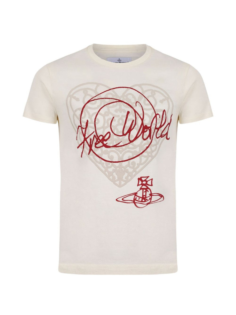 heart-graphic T-shirt 1