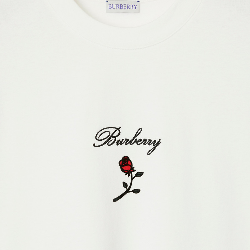 Burberry Rose Cotton T-shirt outlook