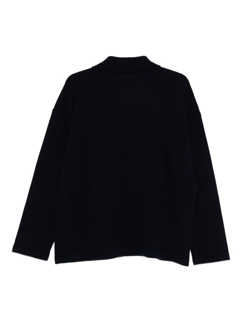 A.P.C. long-sleeves wool polo shirt outlook