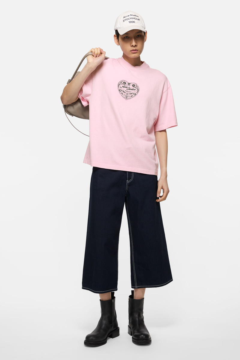 Acne Studios Logo t-shirt - Baby pink outlook