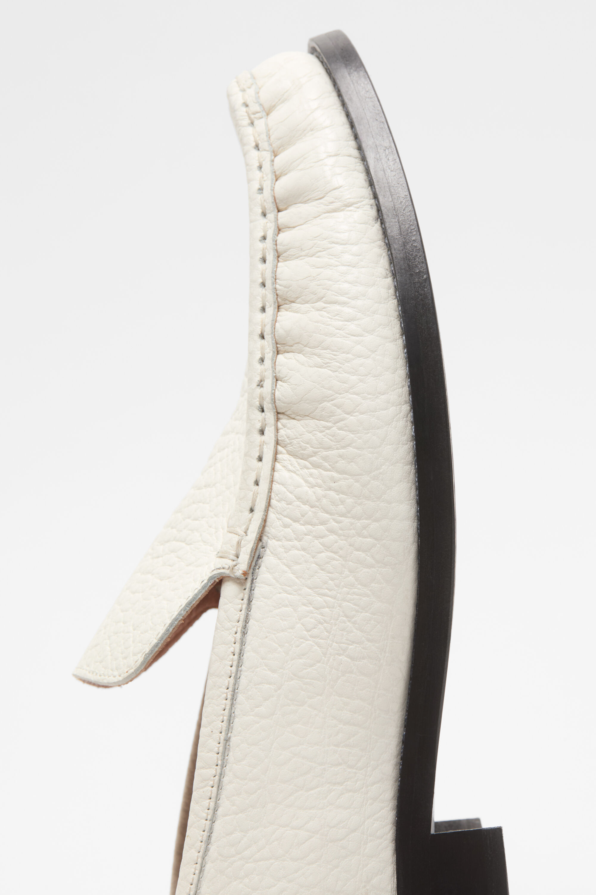Leather loafers - White - 4