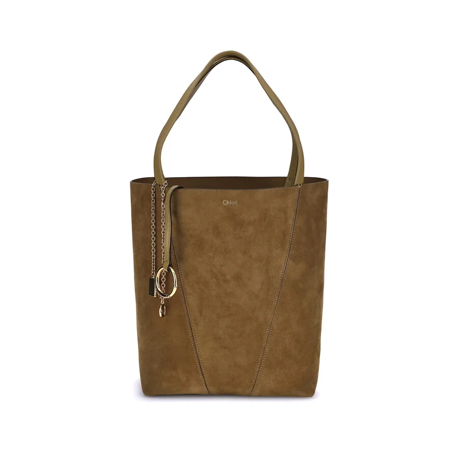 Chloé Suede Spin Tote Bag - 1