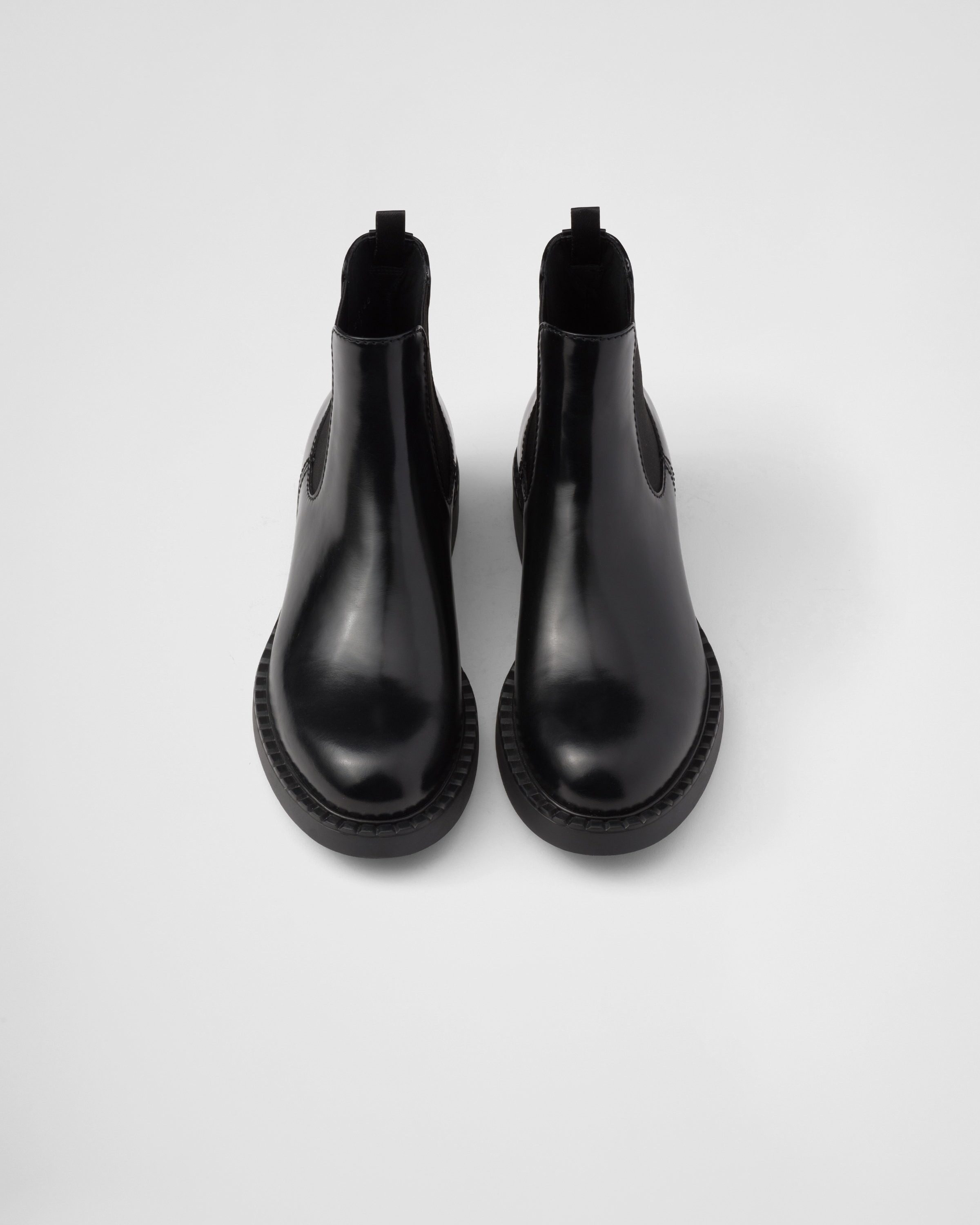 Brushed leather Chelsea boots - 4