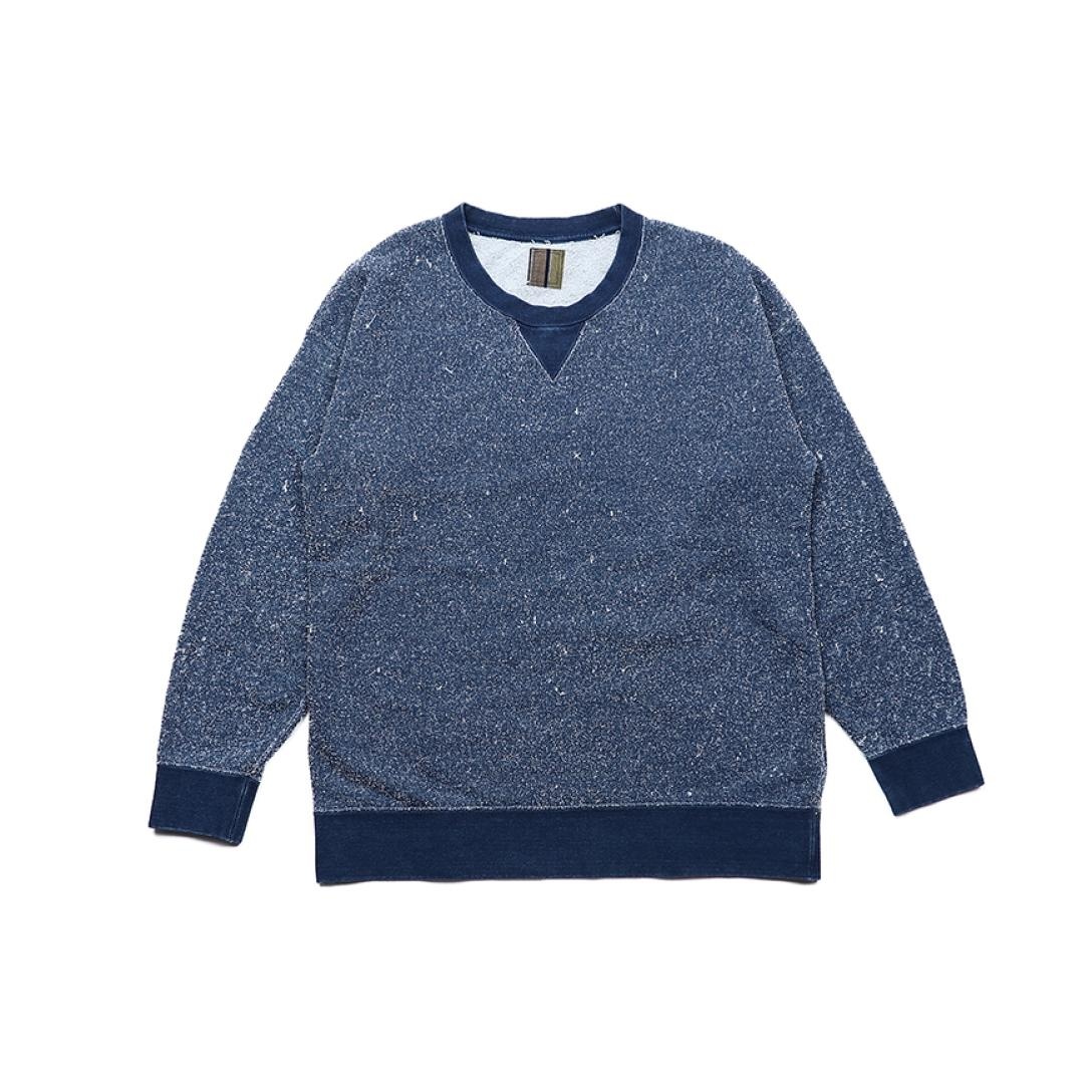 JUMBO SWEAT CREW L/S LT.INDIGO - 1